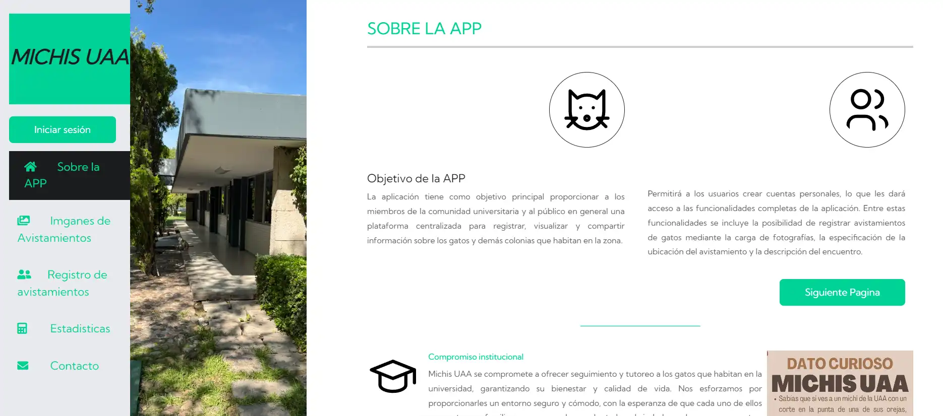 Michis UAA: Pagina principal